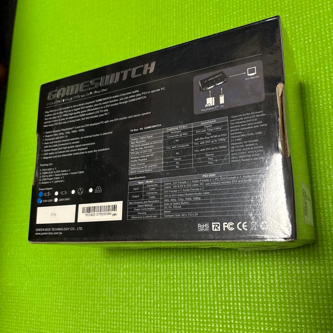 DVI GAMESWITCH ゲームスイッチ（PS3-S201A 新品