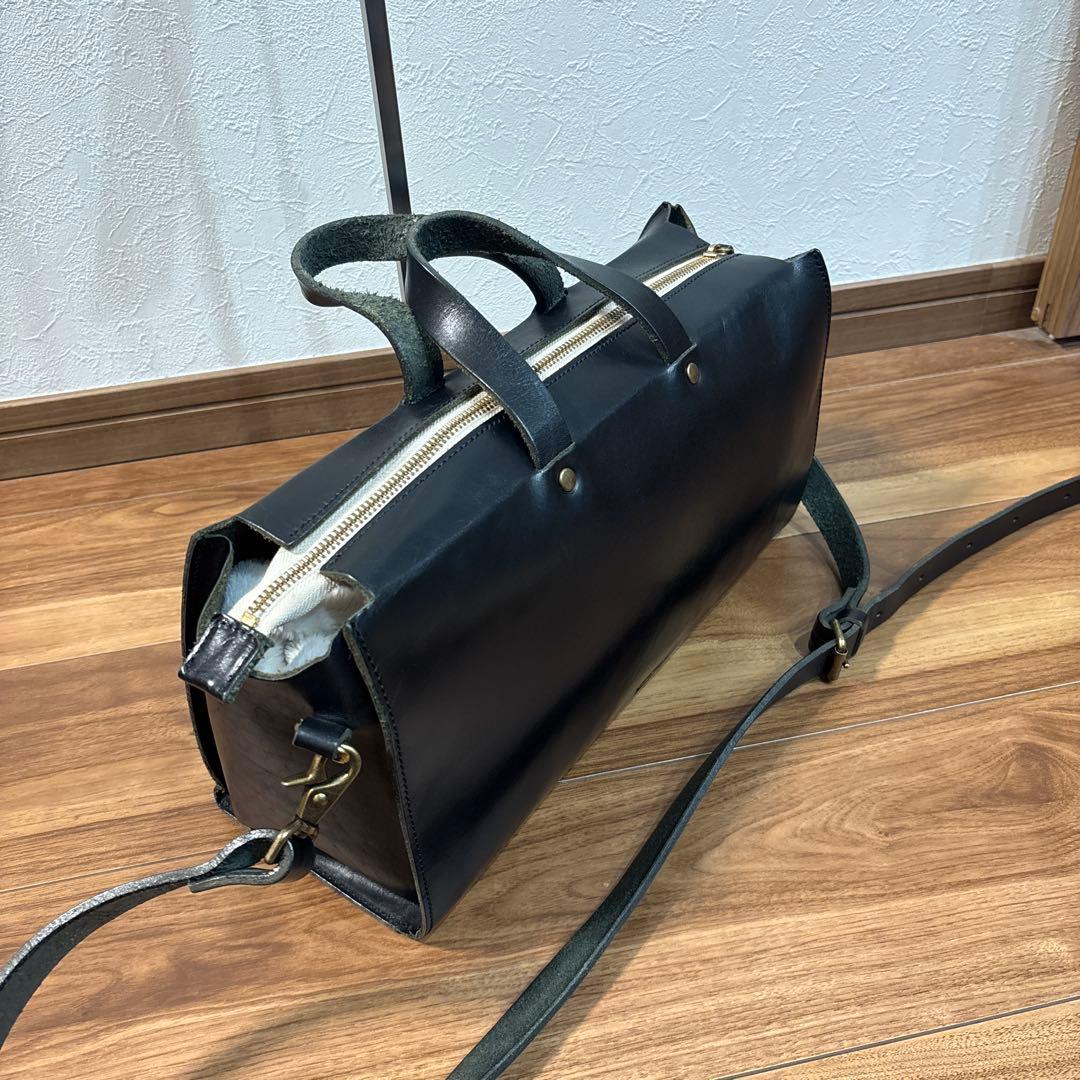 【美品】TIDEWAY LIGHT LEATHERシリーズ 2WAY ボストン