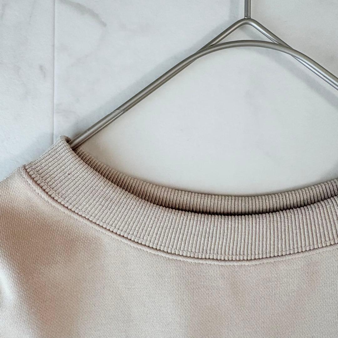 《ビアズリー》24AW BA刺繍入りドルマントレーナー　サイドジップ