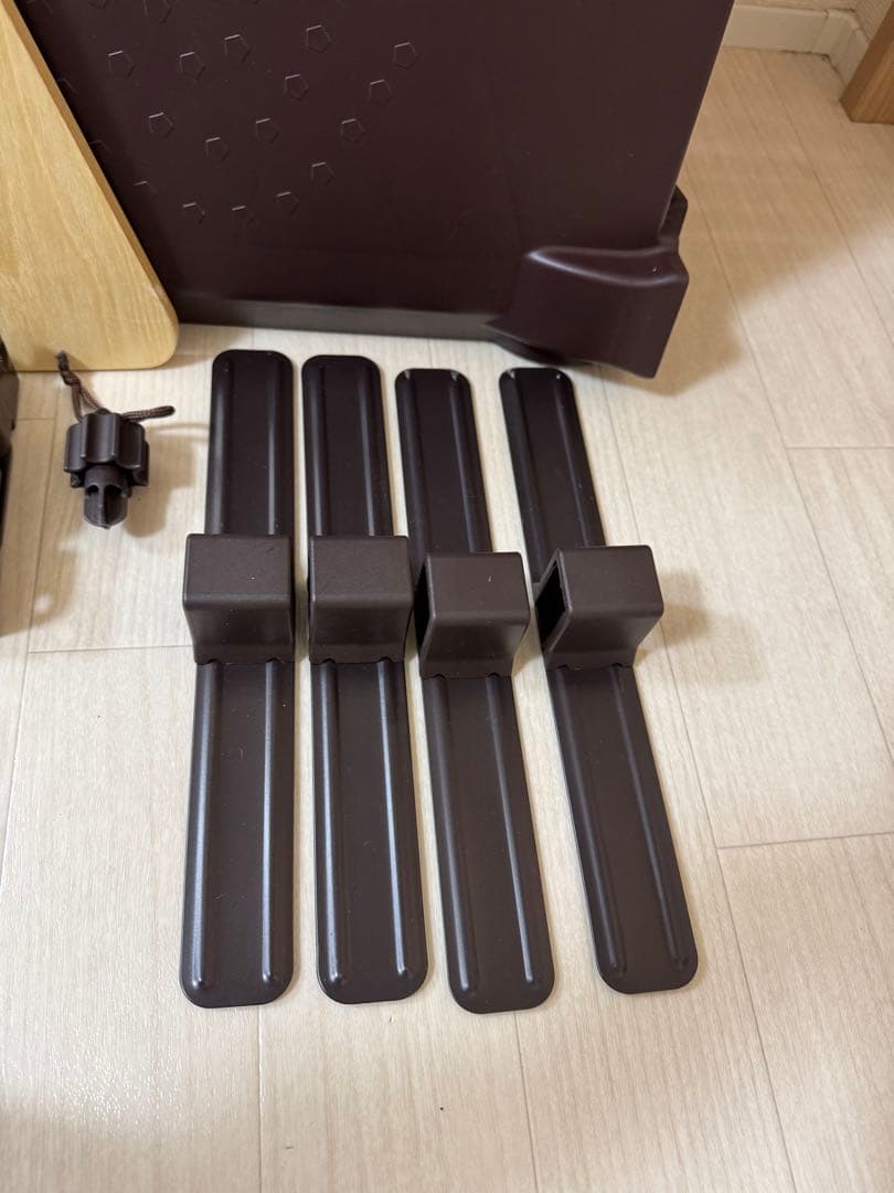 【備品完備】日本育児 木製パーテーション FLEX400-W ナチュラル