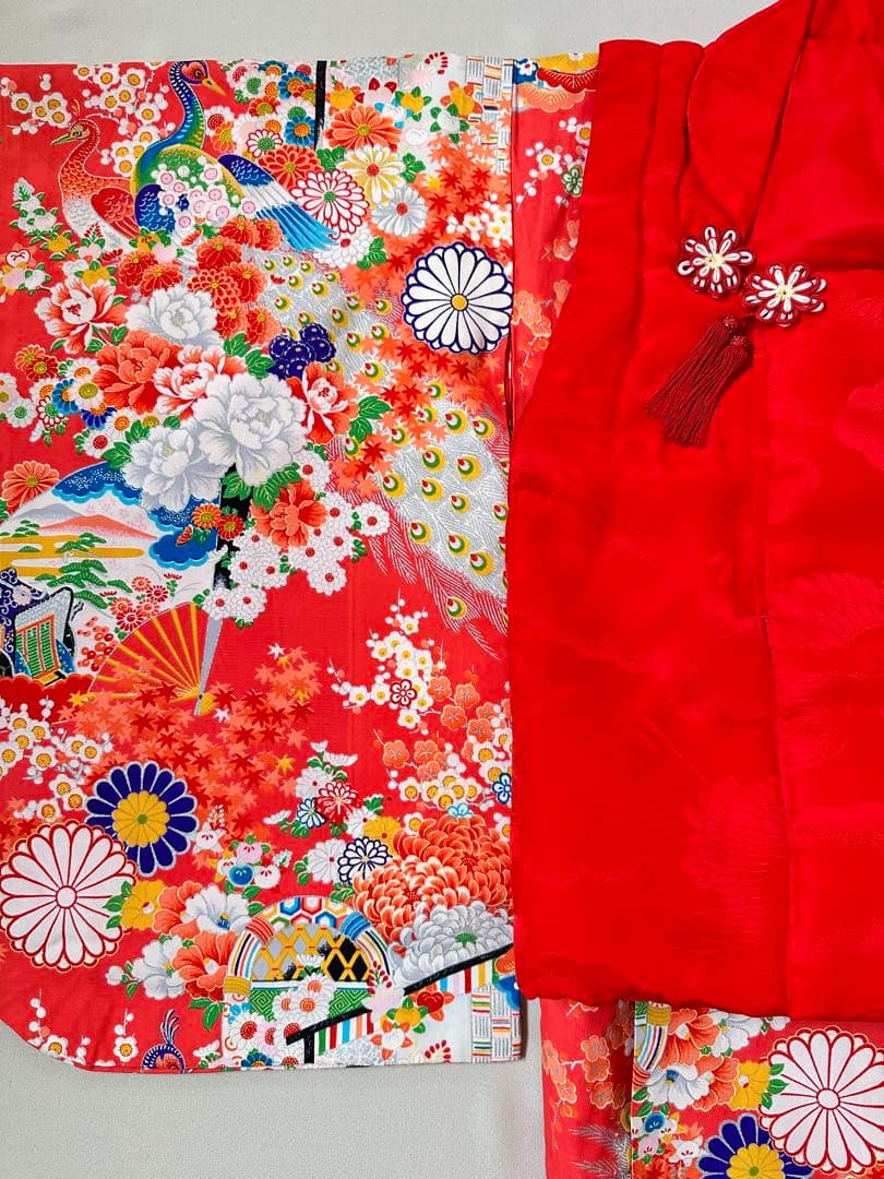 3歳　七五三　着物被布セット