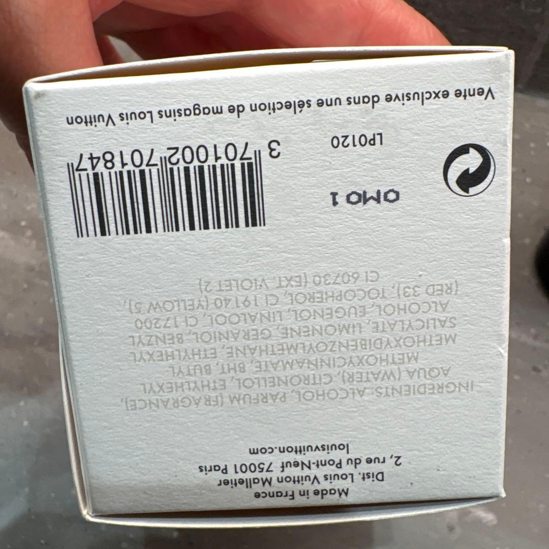 新品同様　100ml LOUIS VUITTON LES SABLES