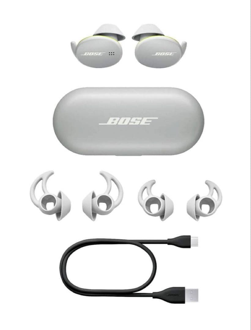 【未開封】BOSE ワイヤレスイヤホン ホワイト/ライムグリーン