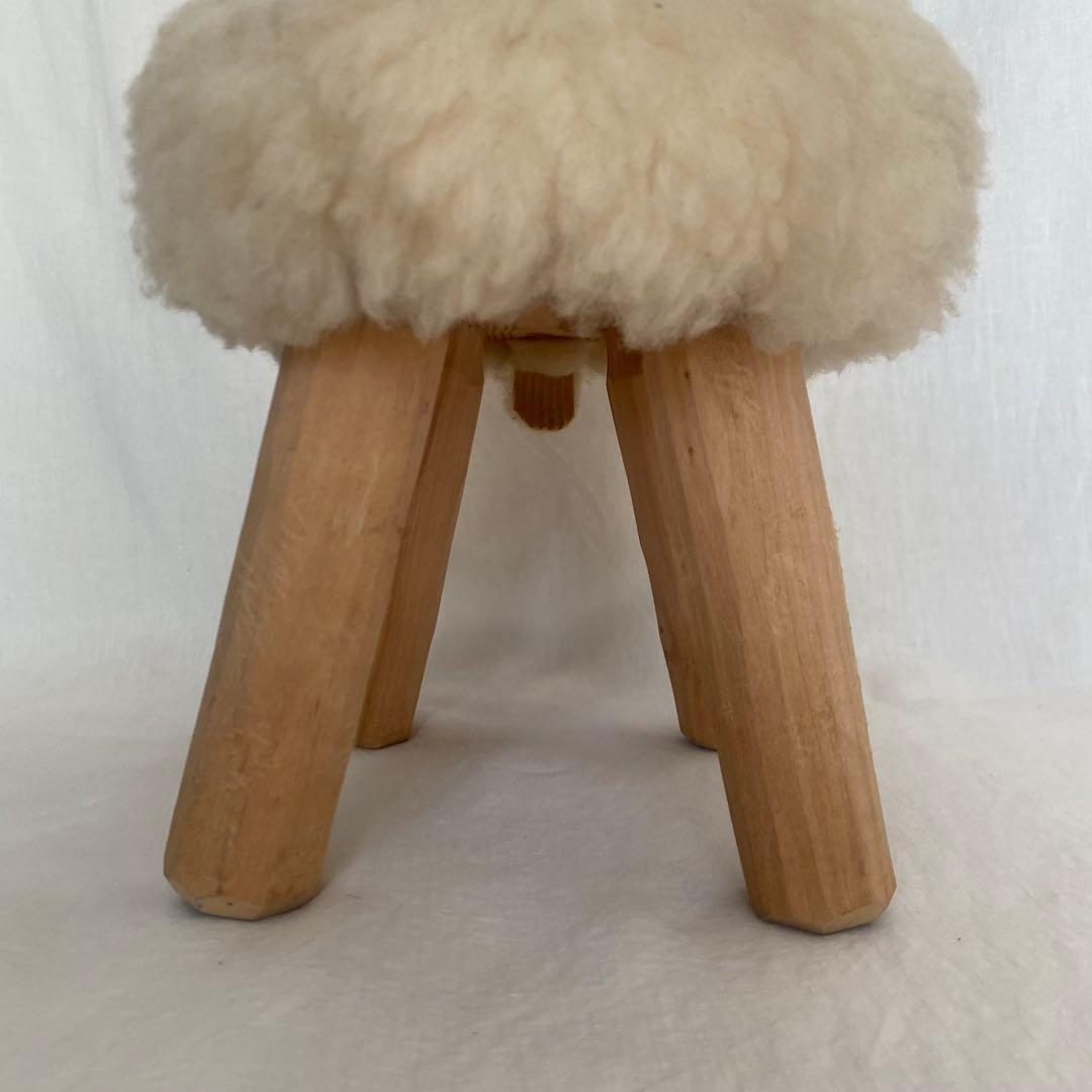 羊のスツール 子羊 オブジェ 置物