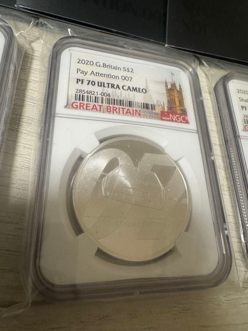 【NGC最高鑑定　PF70】ロイヤルミント007 銀貨　