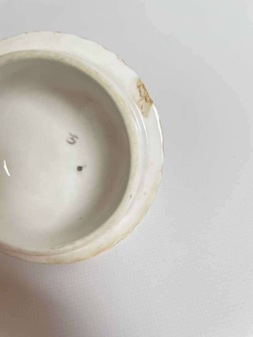 希少 美品 サルグミンヌ ポット フランスアンティーク 白　コーヒーポット