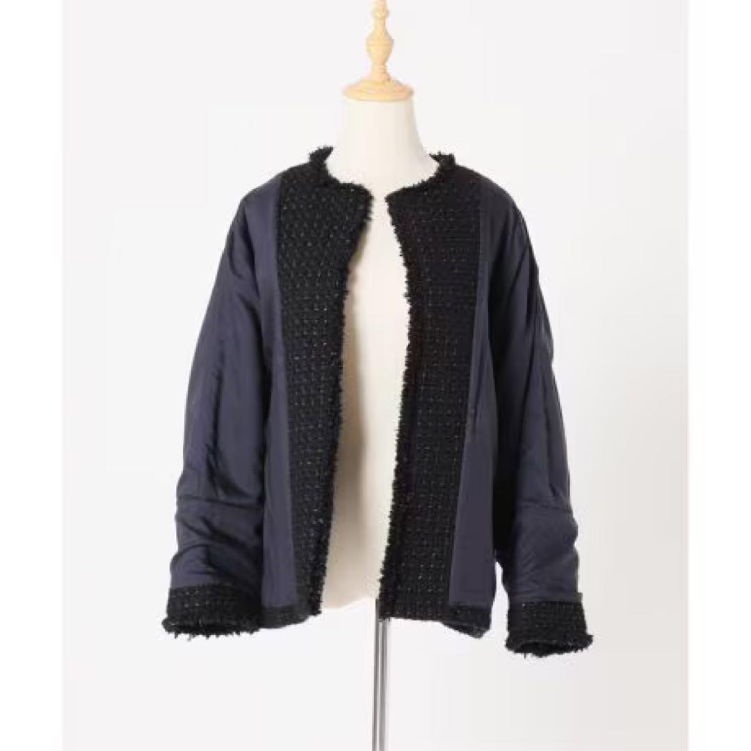 【IENA】イエナ ＆NAVY ツイードジャケット
