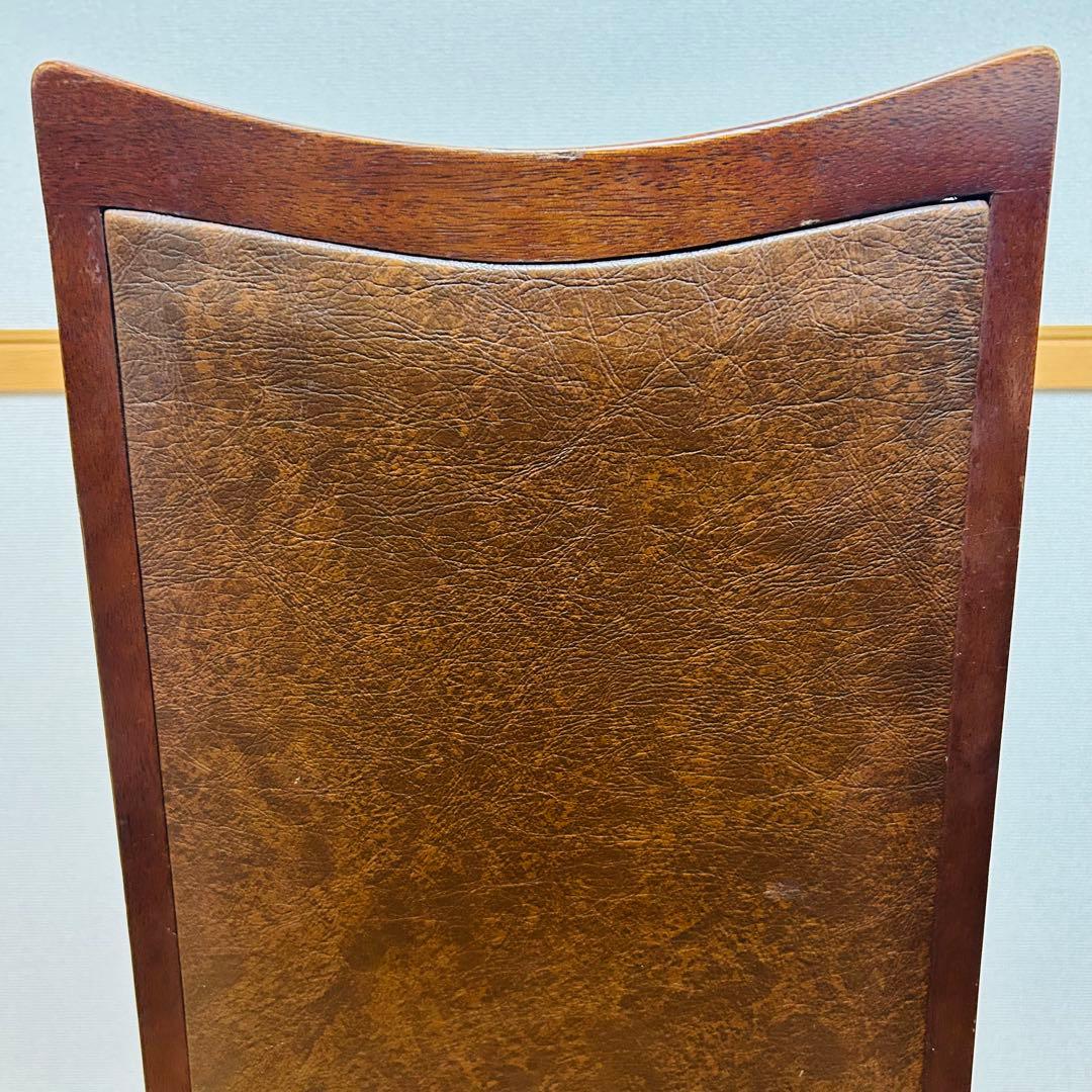 maruni マルニ ベルサイユ 本革張 ハイバックチェア 貴族 アンティーク