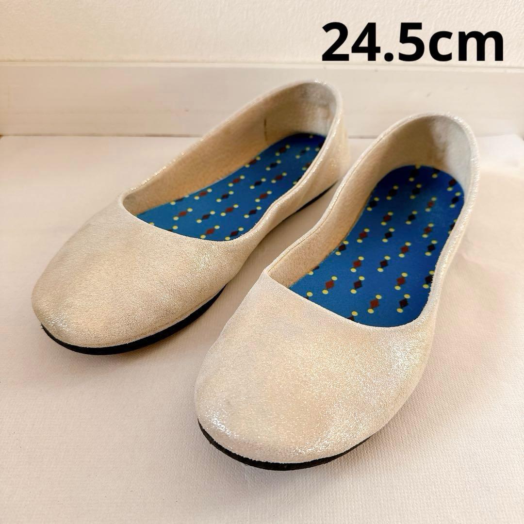 fs/ny バレエシューズ “sloop” ANKARA white