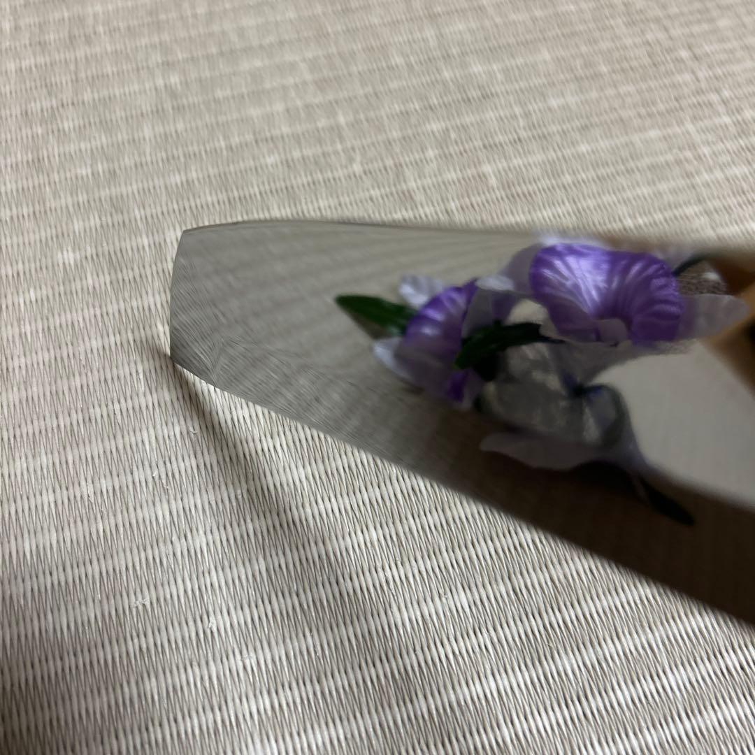 鏡面　尺二　先丸　柳刃　包丁　和包丁　V金10号　本焼　鬼反り　黒檀八角柄