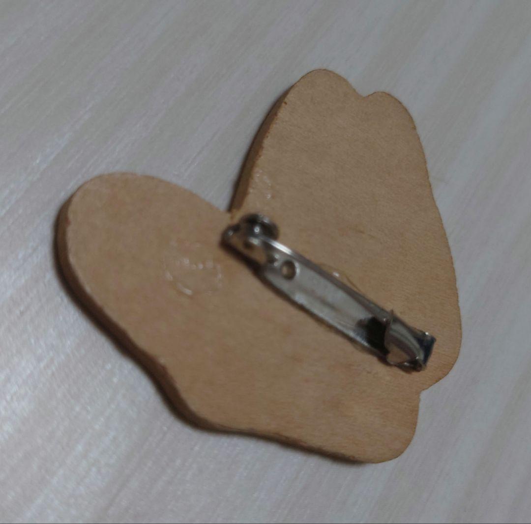 ファンシー絵みやげ バッジ きつね レトロ 懐かしい