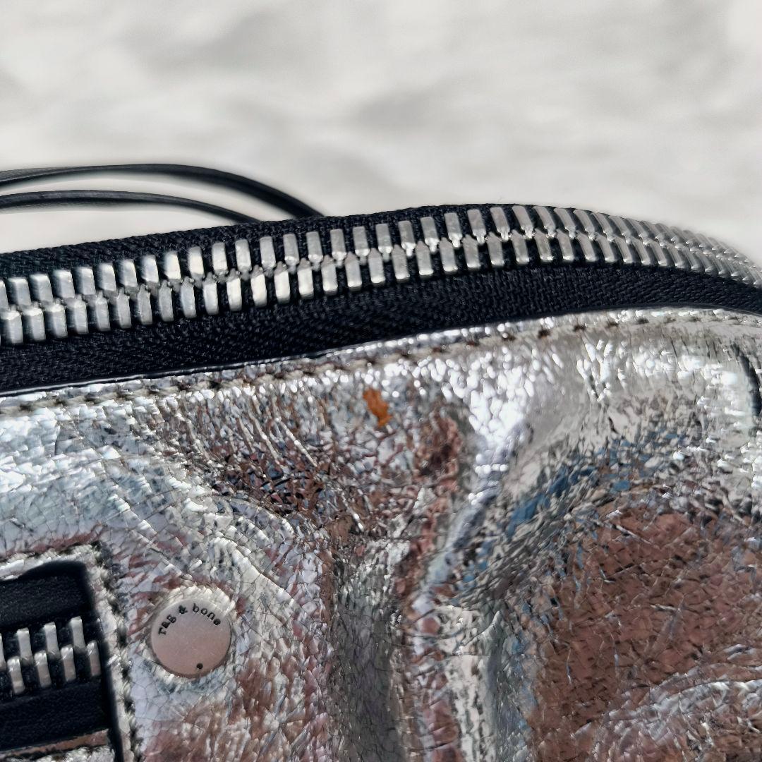希少☆rag & bone シルバー　エリオットファニーパック　ウエストバッグ