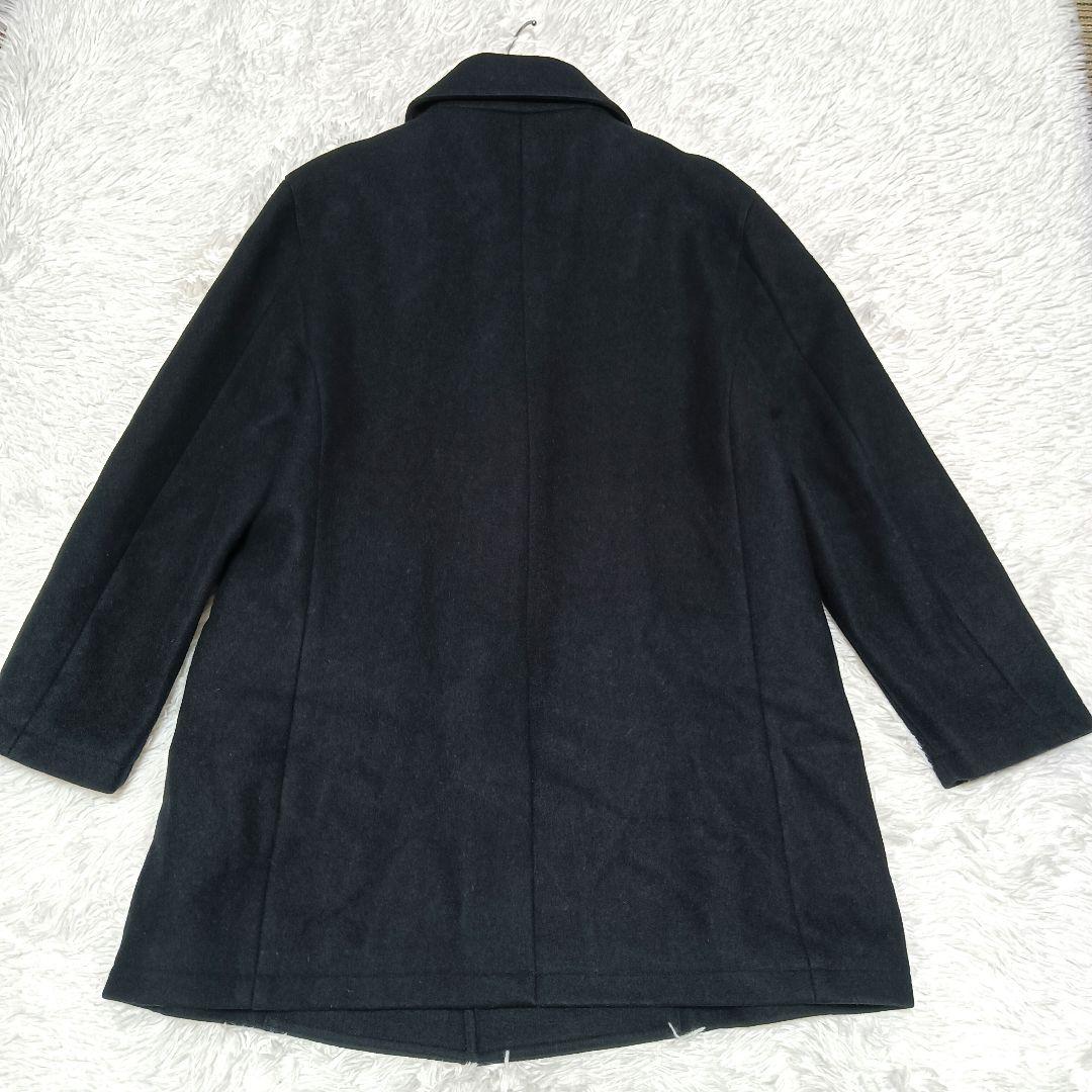 【未使用級】ブルックスブラザーズ ピーコート ダブル ウール ダークネイビー L