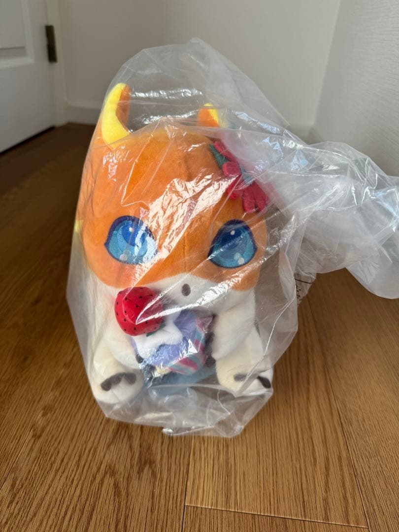 【未開封】デジモンアドベンチャー　上海一番くじ　C賞　パタモン　ぬいぐるみ