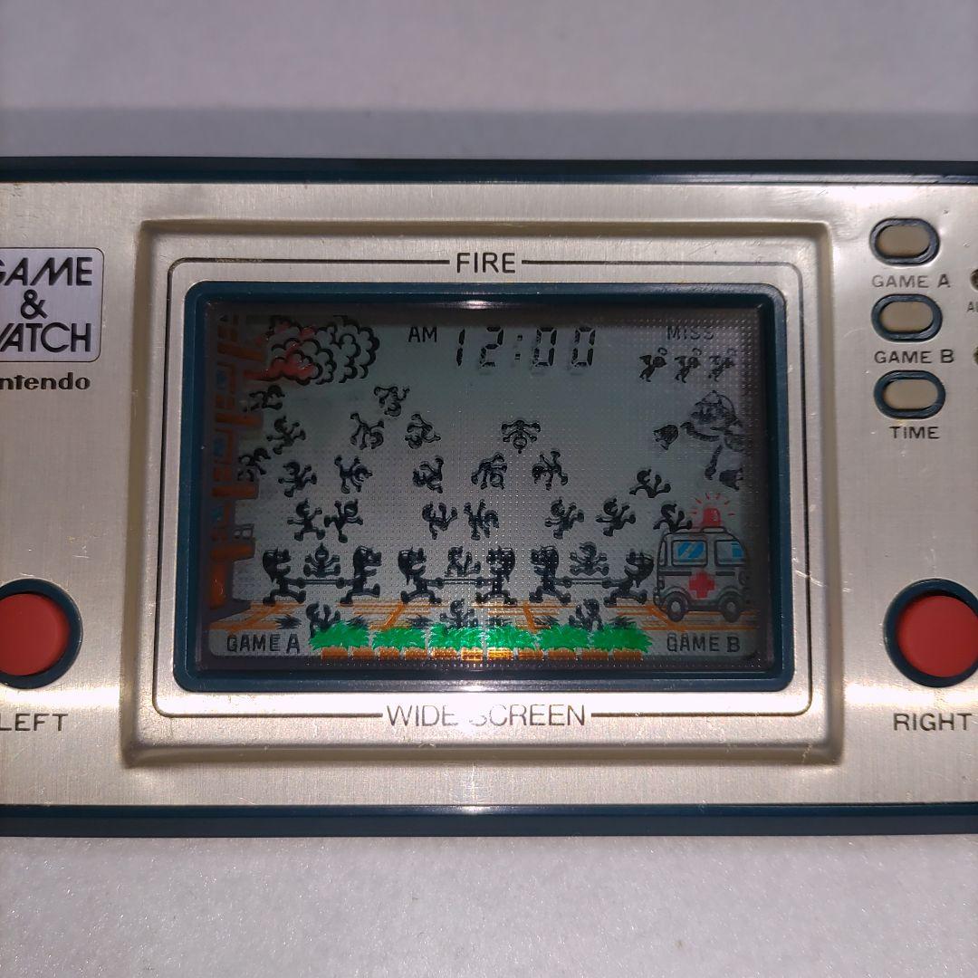 【最終値下げ】ゲーム＆ウォッチ ワイドスクリーン　ファイア
