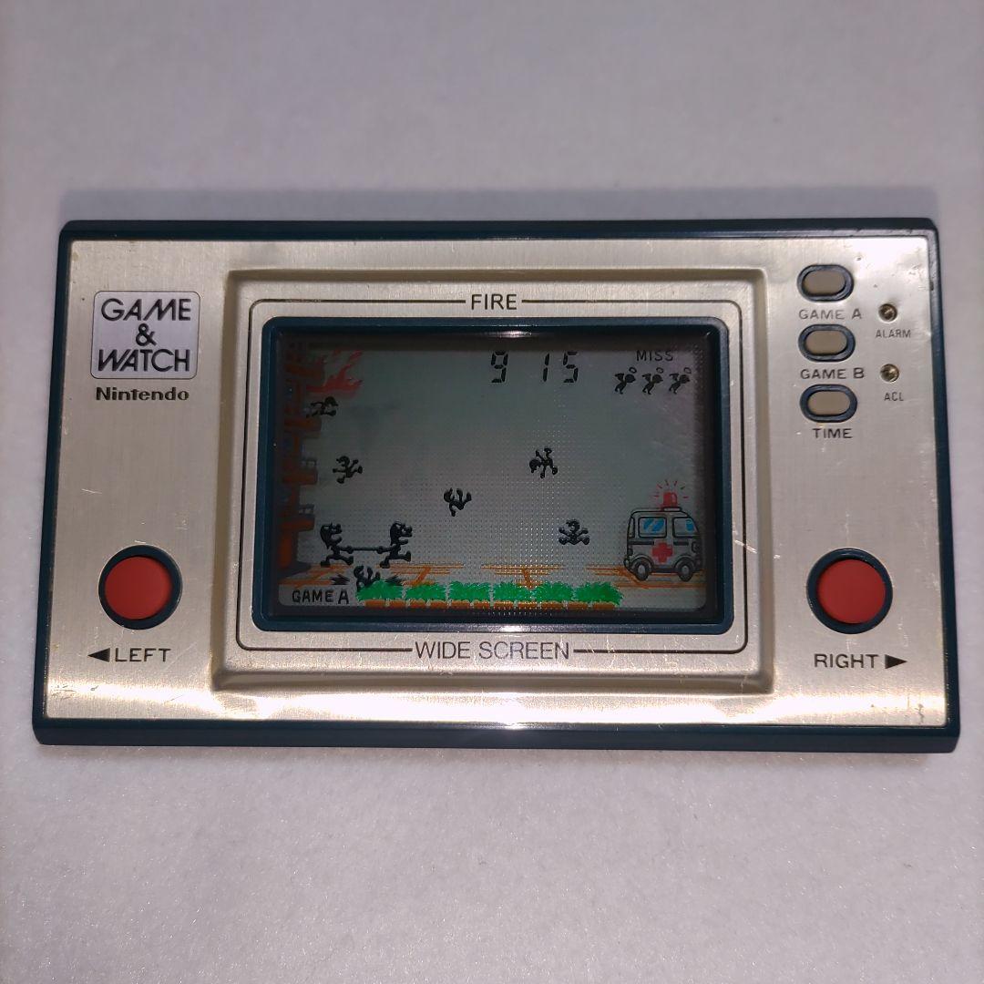 【最終値下げ】ゲーム＆ウォッチ ワイドスクリーン　ファイア
