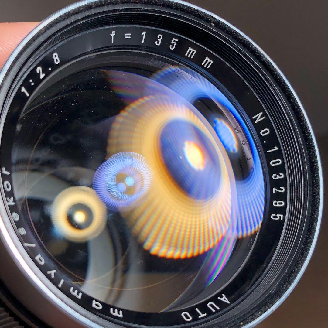 実用　純正ケース付　MAMIYA 135mm f2.8 m42マウント