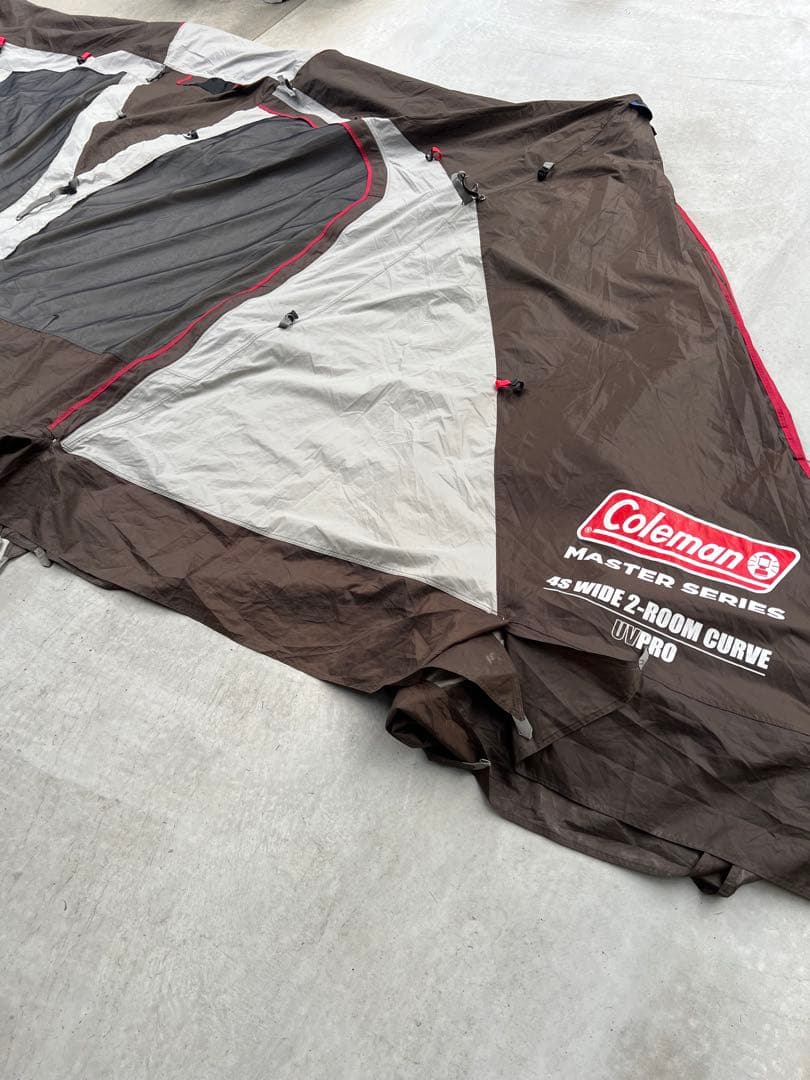 Coleman 4Sワイド2ルームカーブ グランドシート&インナーマット付き