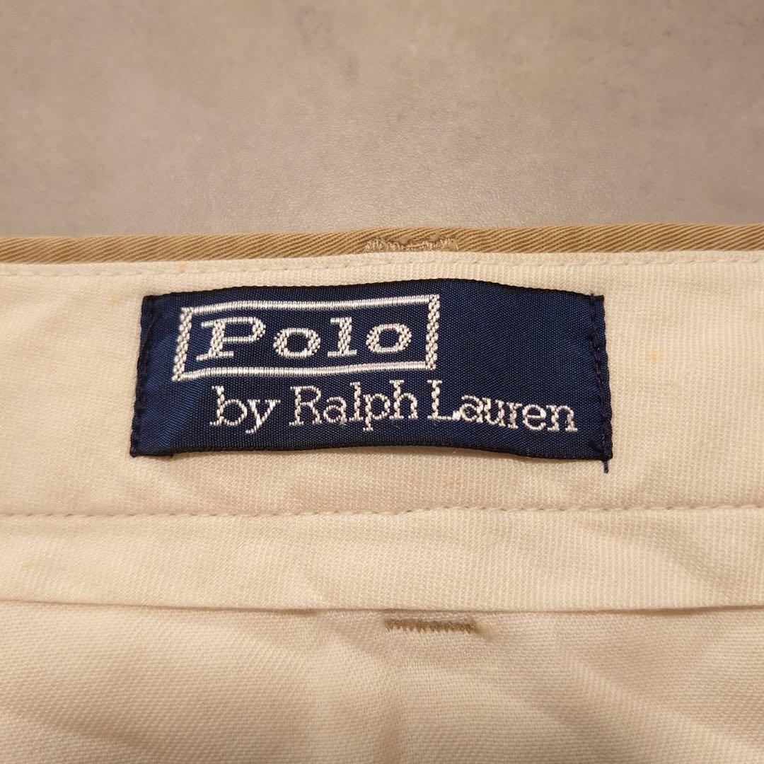 ポロチノPolo by Ralph Laurenツータックチノパンツ古着K286