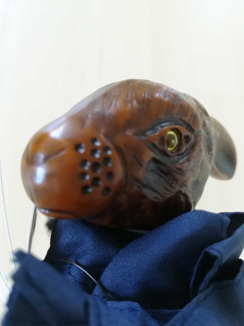 Guy de jean 折り畳み傘 雨/日傘兼用：ウサギ（プルーン）