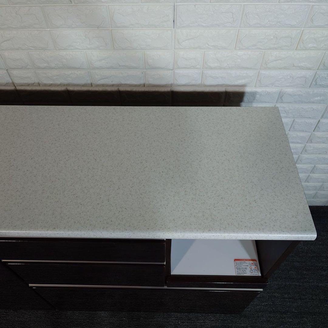 ニトリ キッチンカウンター アルミナ2 幅140cm キッチン収納 J085