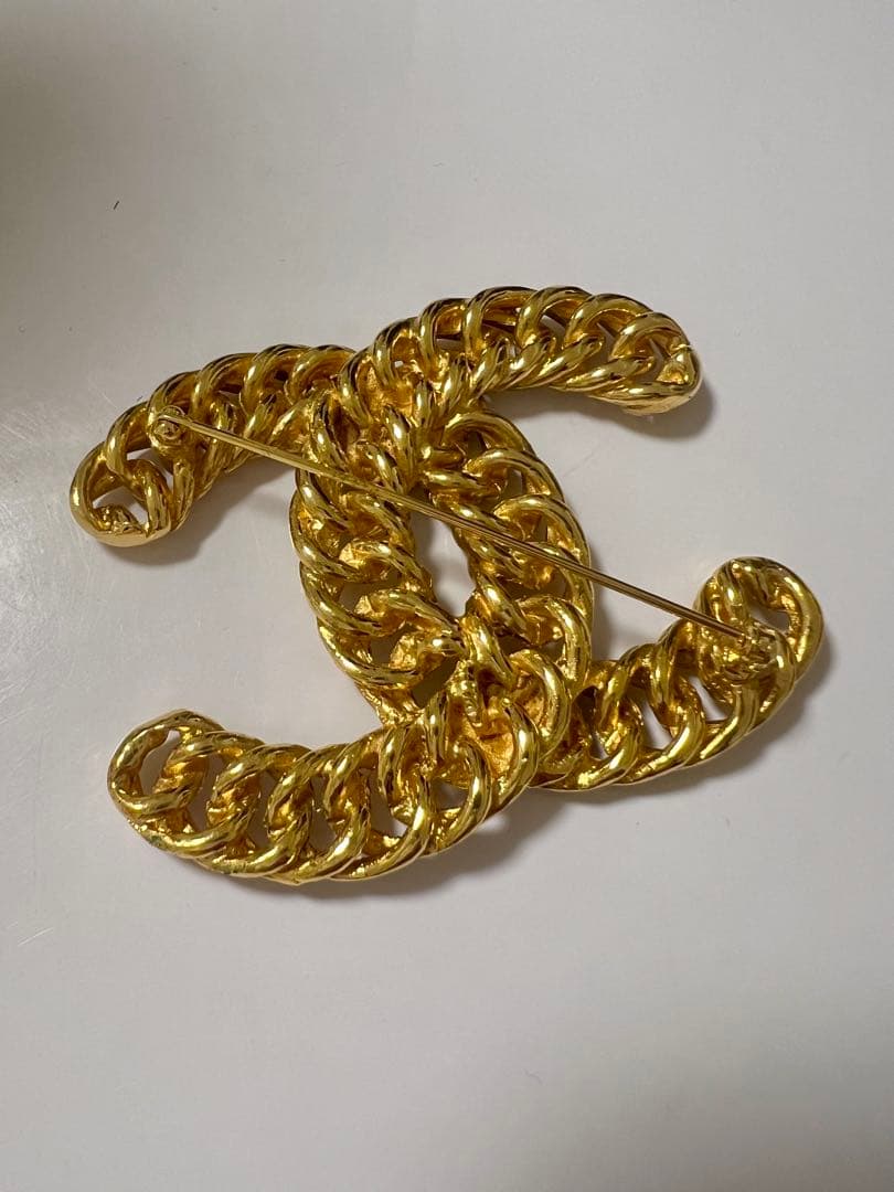 CHANEL ブローチ ココマーク　チェーン