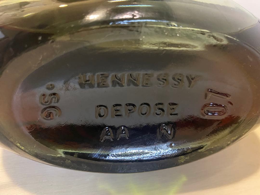 【未開封】Hennessy XO コニャック　グリーンボトル　金キャップ　古酒