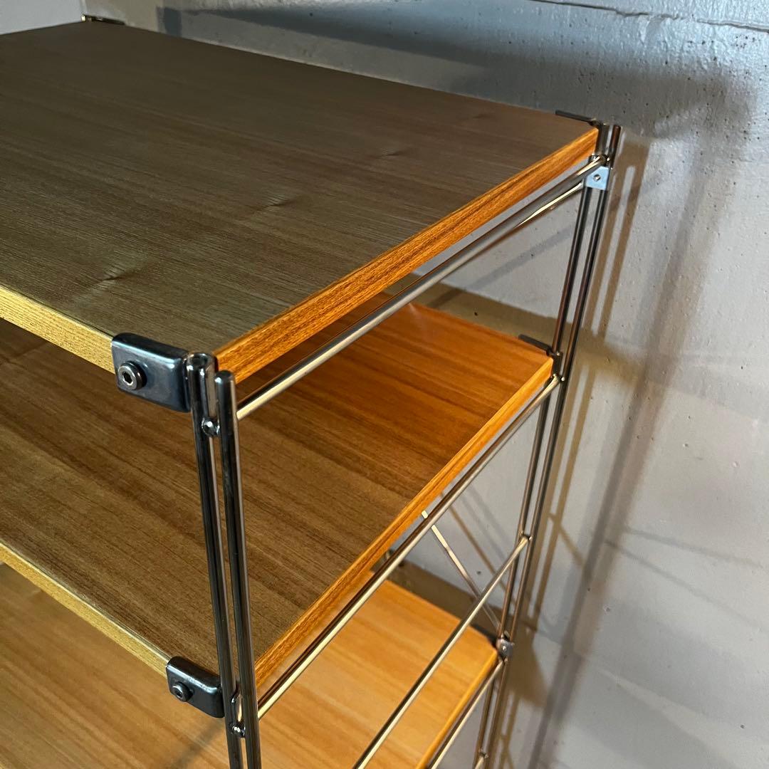 ゆりん★無印 ステンレスユニットシェルフ・タモ材棚セット・棚板６枚