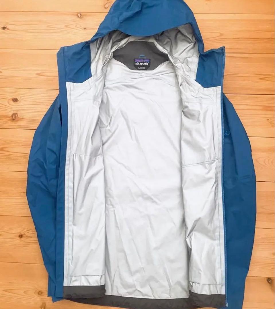 patagonia シェルジャケット　ブルー　M