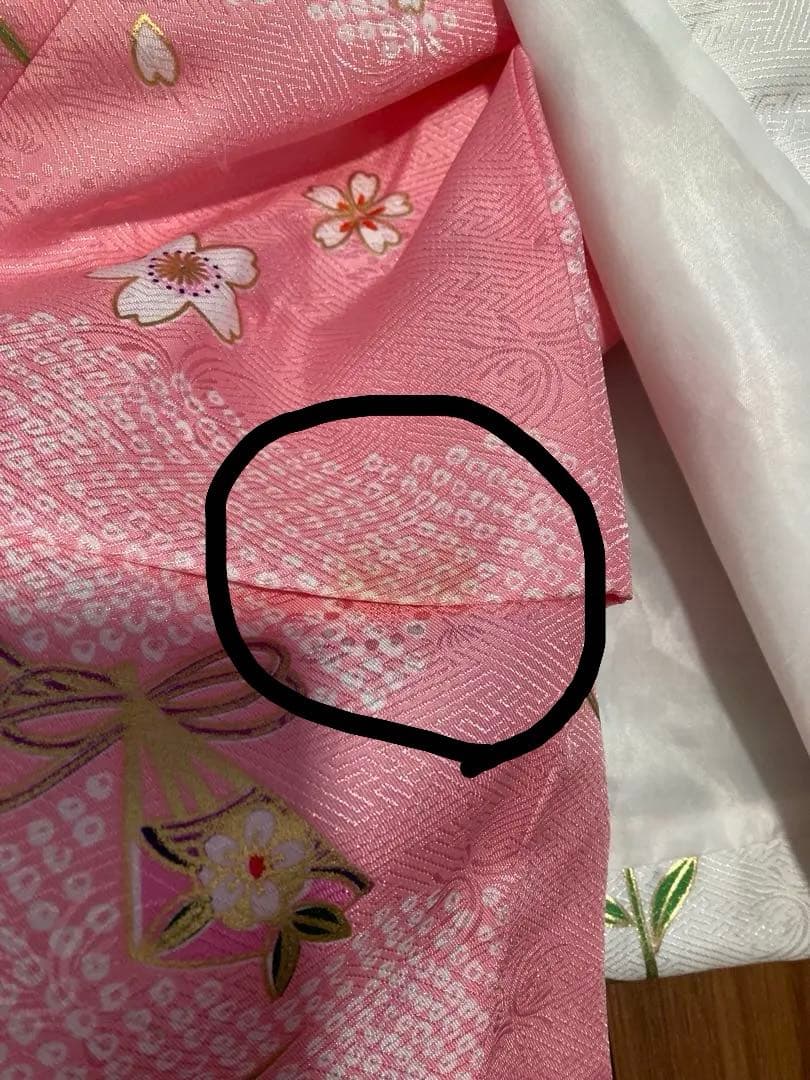 七五三　三才　女の子　着物　被布　ピンク　フルセット　キョウエツ