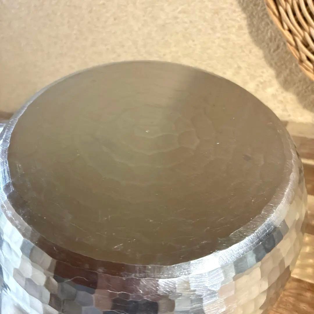 京都鍛金工房WESTSIDE33雪平鍋アルミ　片口&取り分けスプーン茂作　未使用