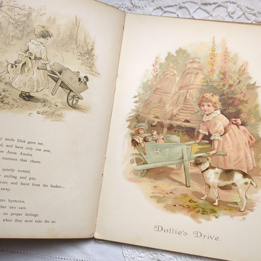 あき 超稀少1890アンティーク絵本 初版本 洋書古書 児童書