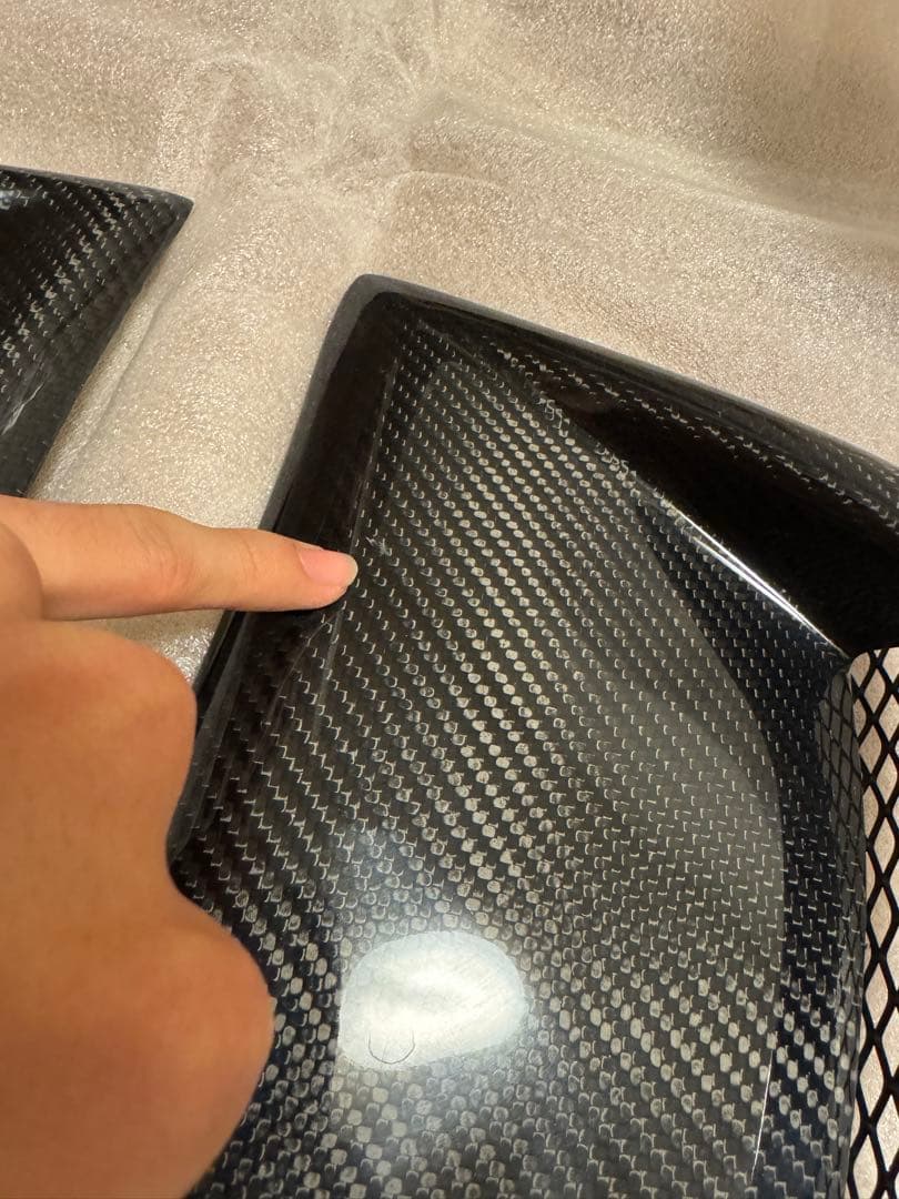 GRB GVB フロントバンパー　サイドダクト　カーボン　綾織　エアロ