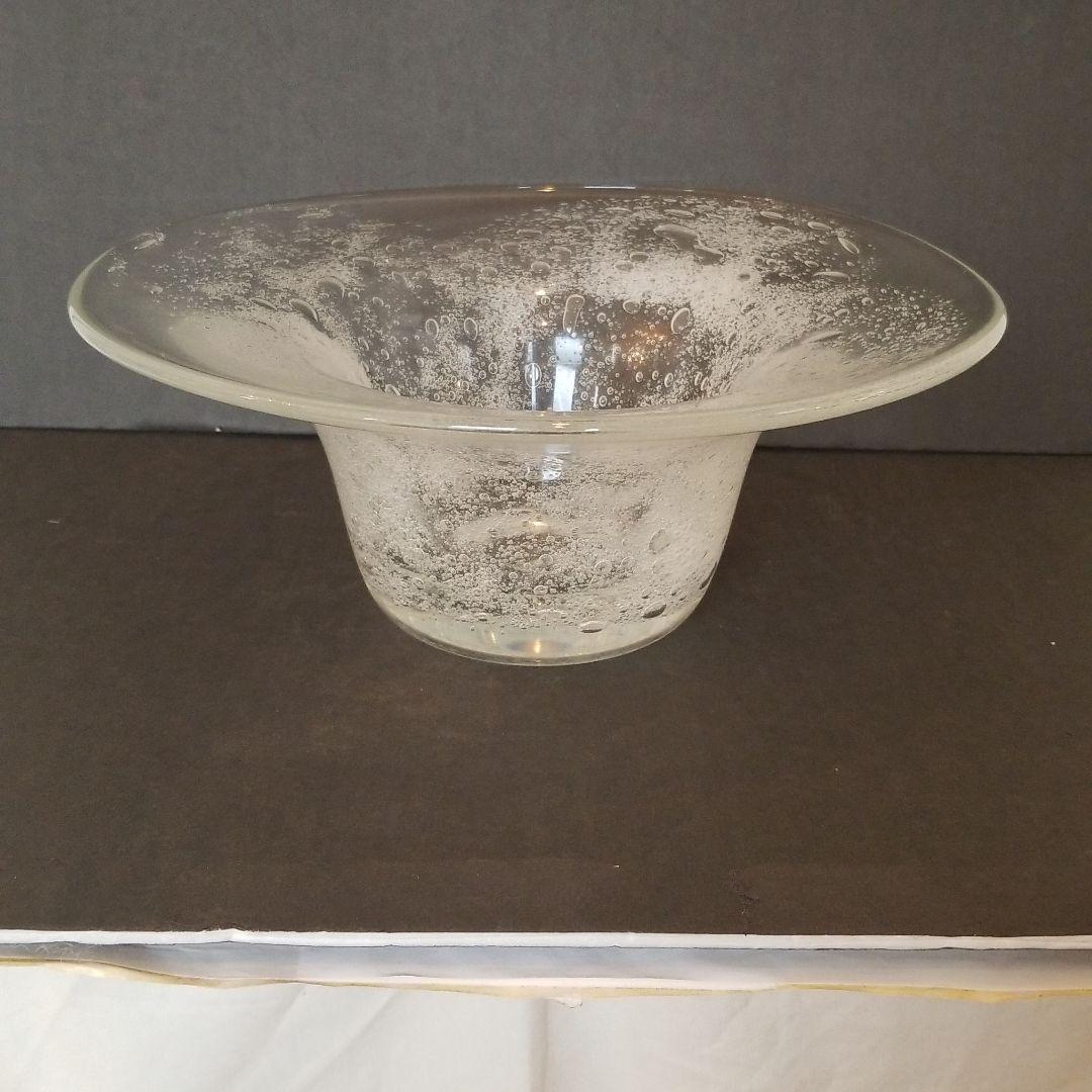 泡あわガラス　帽子型果物ボール