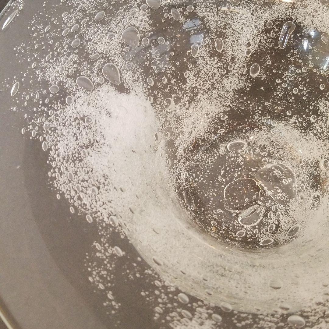 泡あわガラス　帽子型果物ボール