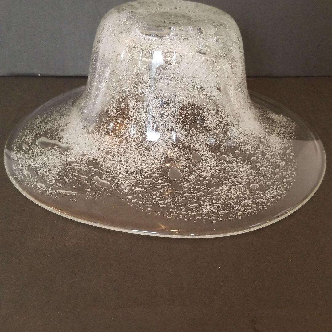 泡あわガラス　帽子型果物ボール