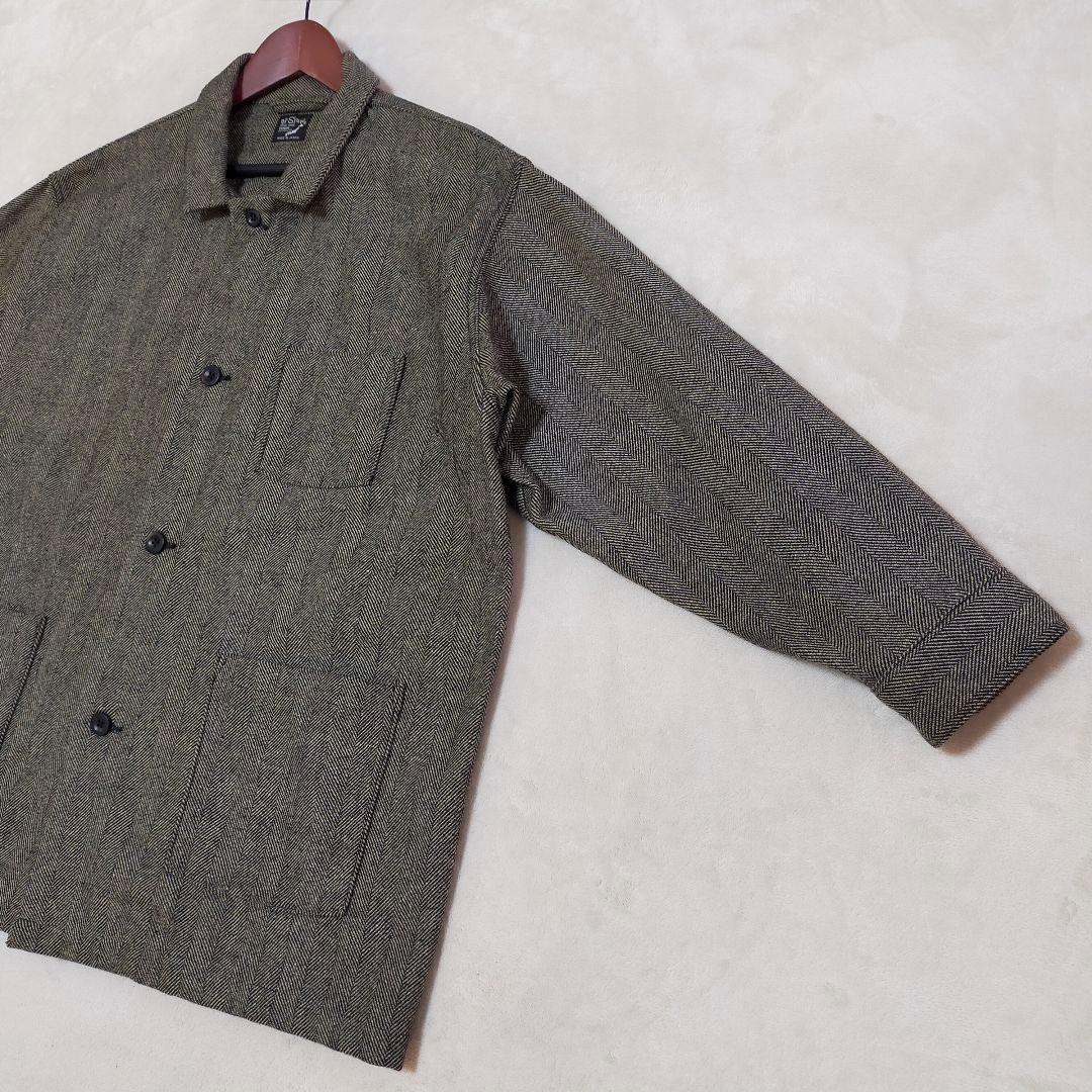 orSlow　ヘリンボーンツイード　カバーオール　2サイズ