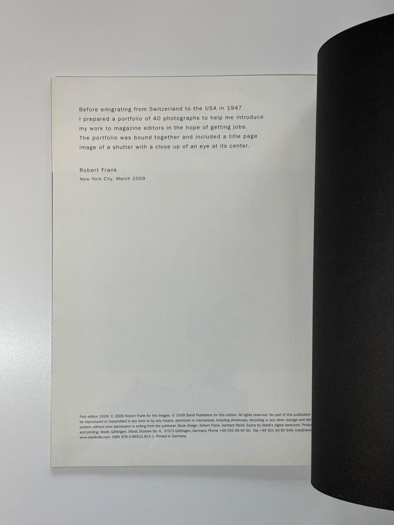 PORTFOLIO40Photos 1941/1946 ロバート・フランク