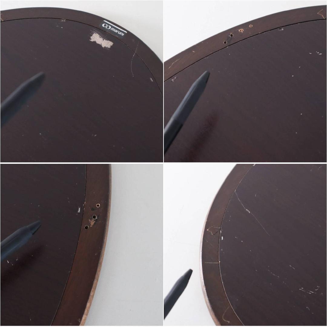 値下マルニ木工 オーバル ウォールミラー 壁掛け鏡 ヴィンテージ 高級家具