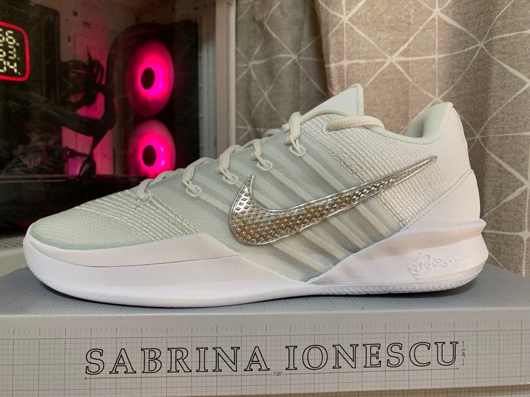 シューズ(女性用) Nike Women's Sabrina 3 White Mint Foam