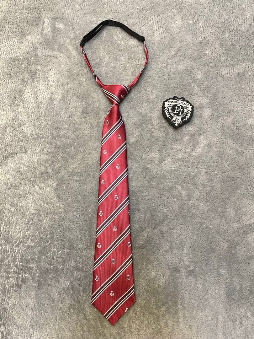 卒服2025 Lovetoxic セットアップ シャツ ネクタイ 150サイズ