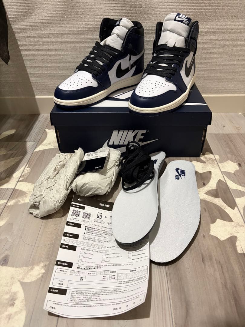 AIR JORDAN 1 MIDNIGHT NAVY AJ1 ネイビー