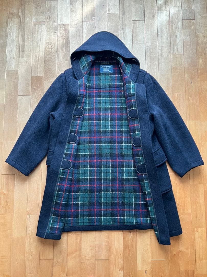 80's Burberrysバーバリーズ正規・英国製ヴィンテージダッフルコートS