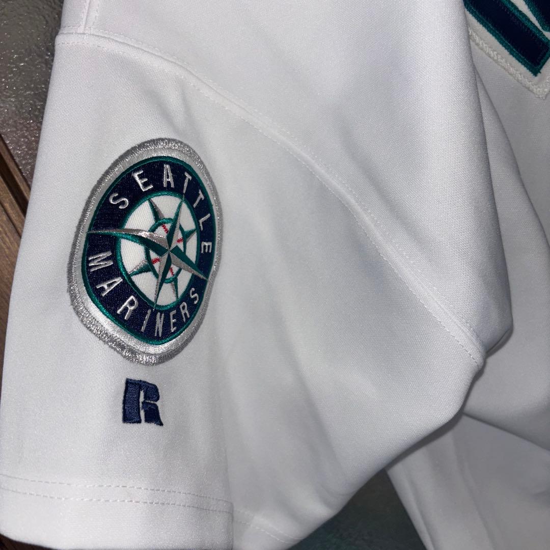 イ*ア様 当時物Russell製マリナーズ　イチロー　オーセンティックレプリカユ