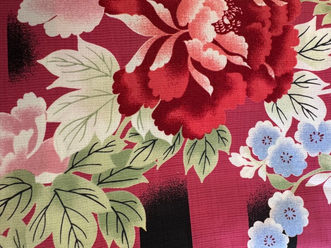 ロテュス　ブランド　セオαストライプ花柄蝶浴衣