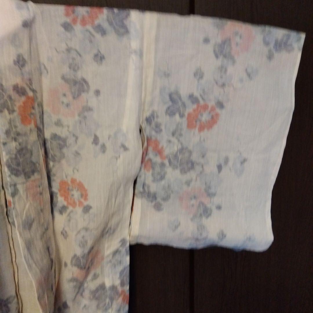 越後上布　小千谷ちぢみ　本麻　着物　着用可　リメイク　素材