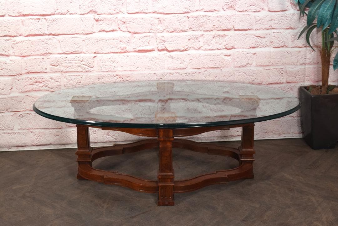 DREXELHERITAGEドレクセルヘリテイジ フランチェスカ ガラステーブル