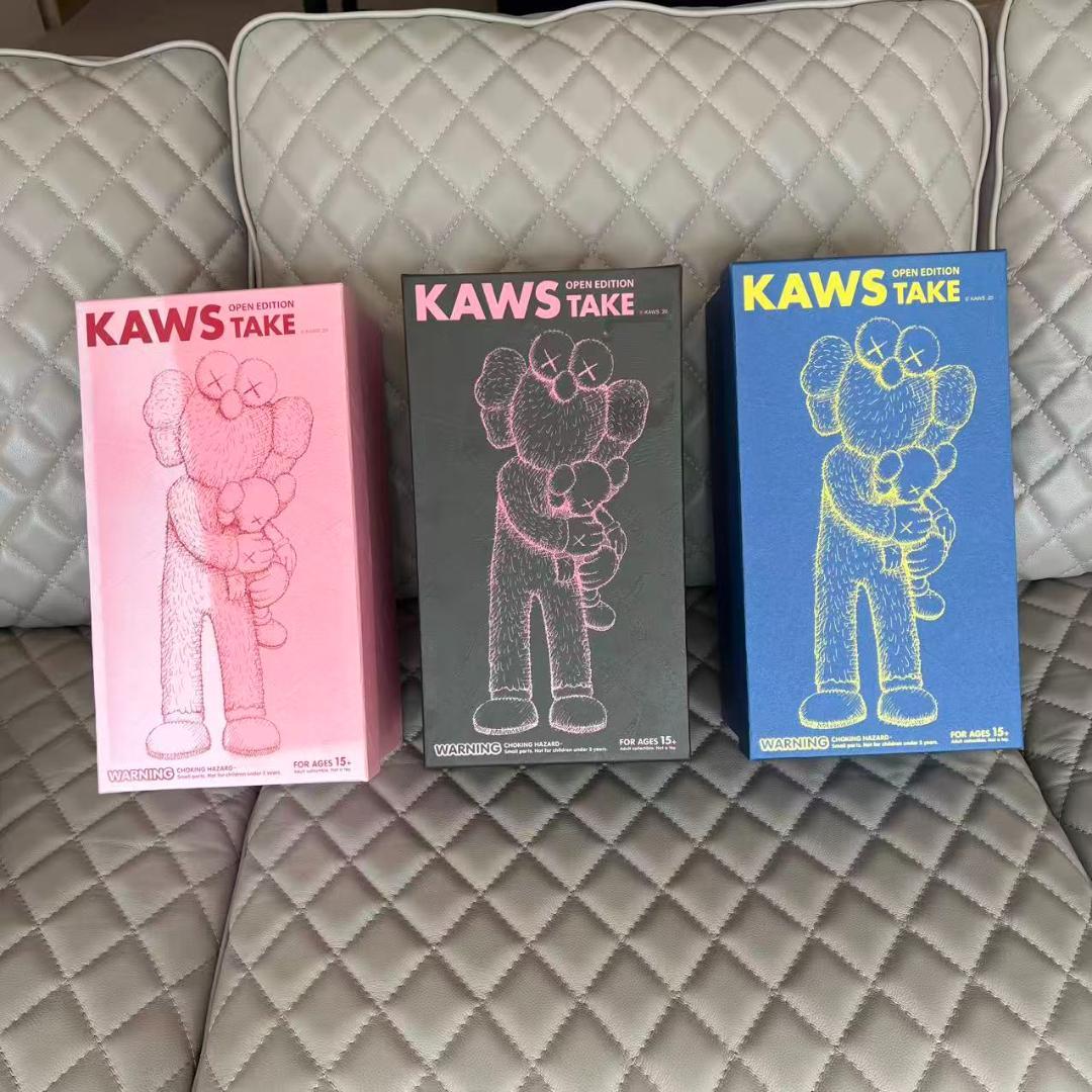 レア 希少 KAWS カウズ フィギュア 3点セット ピンク ブラック ブルー