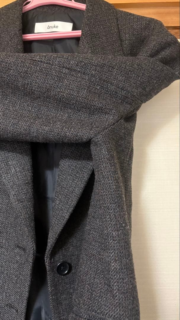 【arico様】anuke ヘリンボーンウールジャケット 36