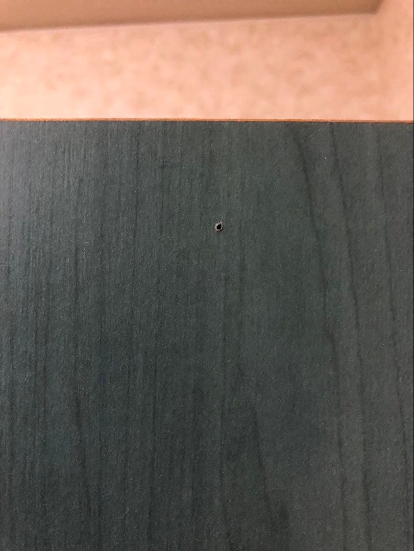 木製本棚 ブルー5段 波型デザイン